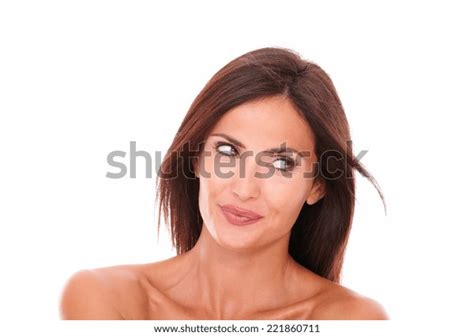 Photo De Stock Headshot Portrait Charming Hispanic Woman Nude Shutterstock