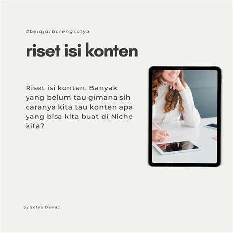 menyusun strategi konten  pemula  belajarbarengsotya