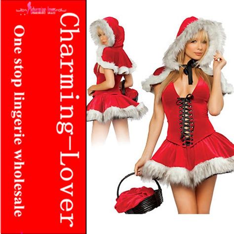 Sexy Deluxe Christmas Lingerie DC25062 China Adult Santa Costume And Sexy Christmas Lingerie