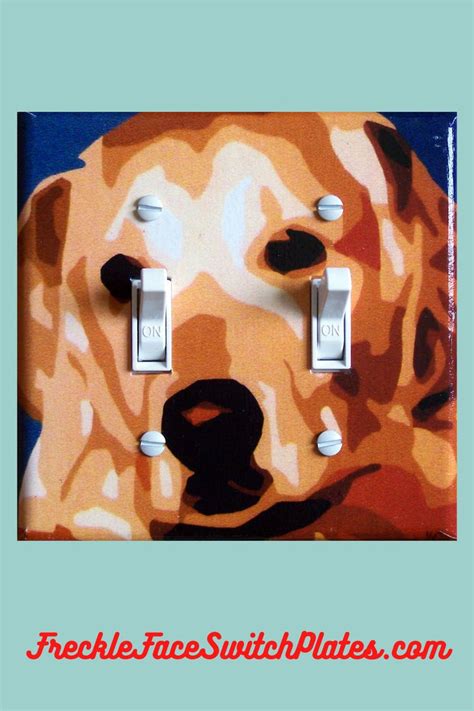 Golden Retriever By Kristen Anderson Switch Plate Vintage Ski Posters