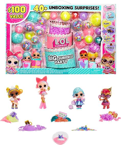 Amazon.com: LOL Surprise Big Party With 4 Collectible Dolls, 40