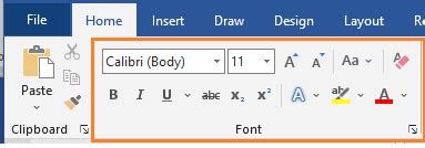 How To Use Home Tab Options In Ms Word