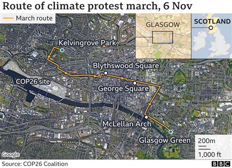 Cop26 Thousands March For Glasgows Biggest Protest Bbc News