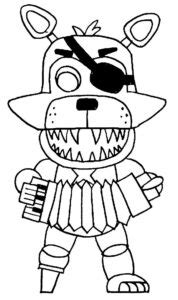 Dibujos para colorear FNAF páginas para colorear