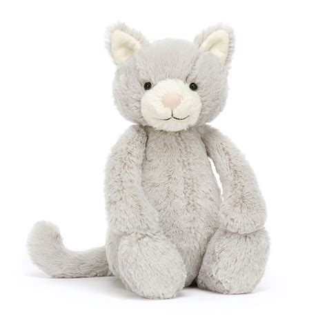 Jellycat Bashful Grey Kitty Shop Online Blue John Gems Ltd