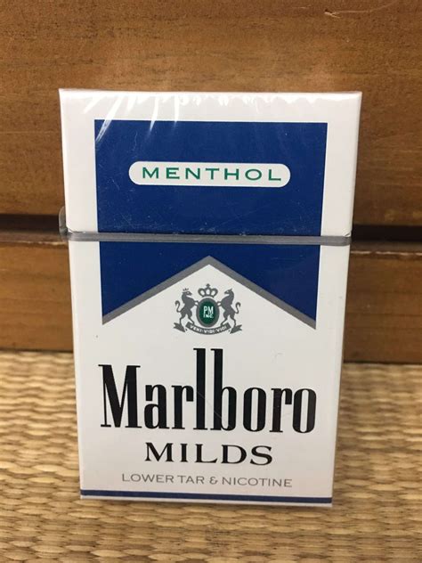 marlboro milds menthol cigarette hard pack  philip morris
