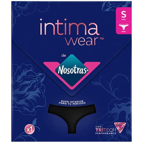 Nosotras Panty Reutilizable Para El Periodo Bikini Negro Rappi