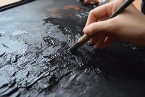 how to make black color paint