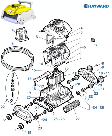 Hayward Replacement Parts Hayward AquaVac Pool Cleaner Parts | Pool