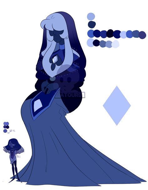 Blue Moon Diamond And Navy Blue Pearl By Katourd On Deviantart Steven