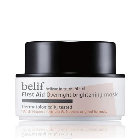 mat na ngu duong trang belif  aid overnight brightening mask ml
