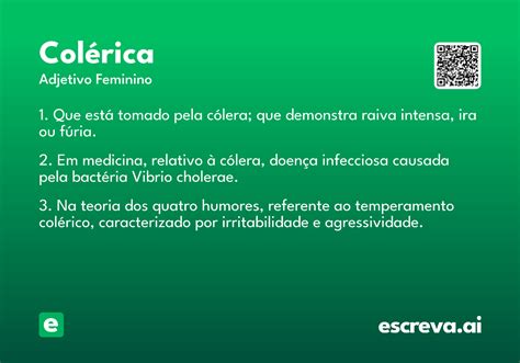 O Que Significa Colerica