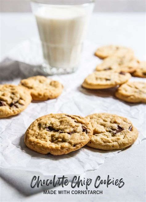 Chocolate chip cookies made with cornstarch - Sweetphi