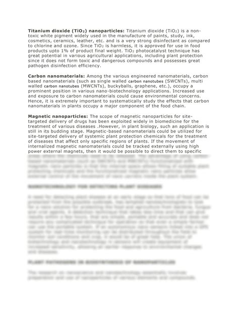 Nanotechnology In The Agri Food Sector 9
