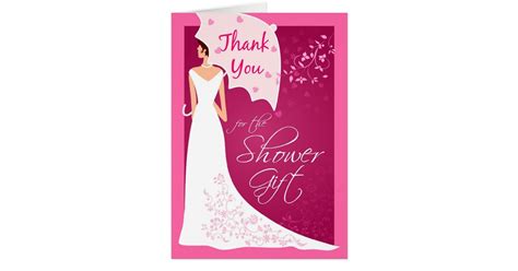 Thank You - Bridal Shower Gift Thank You Cards | Zazzle