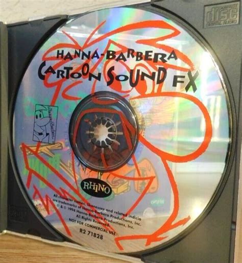 Vintage Hanna Barbera Cartoon Sound Fx By Hanna Barbera Cd 1994