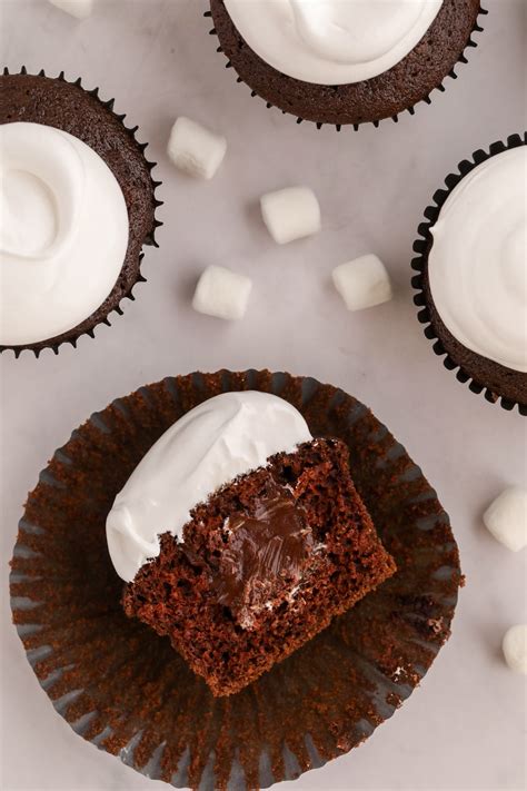 Hot Cocoa Cupcakes
