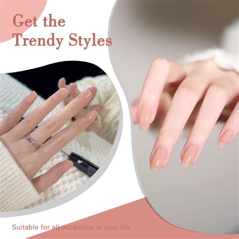 OPUIU Esmalte de uñas de gel natural Nude Jelly translúcido esmalte de