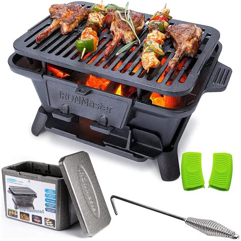 Buy Ironmaster Hibachi Grill Outdoor Small Portable Charcoal Grill