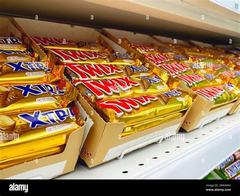 Tyumen Russia June 14 2023 Twix Bars Xtra Are Produced By Mars