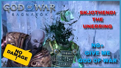 Skjothendi The Unerring Berserker Fight NO DMG On Give Me God Of War