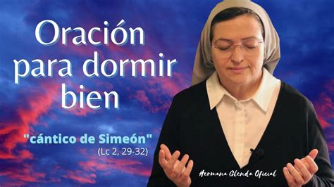 ORACIÓN PARA DORMIR BIEN Hermana Glenda Oficial YouTube