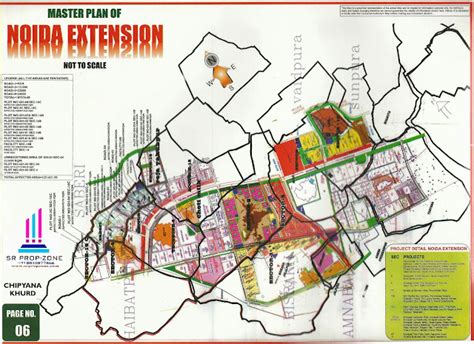 Master Plan of Noida Extension In HD Quility Map Greater Noida