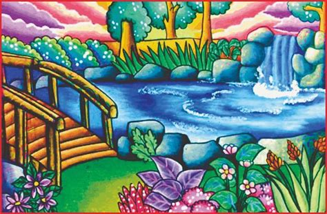 24 Gambar Lukisan Pemandangan Yang Nanaknacisha - Riset