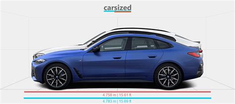 Dimensions: BMW i4 2021-present vs. BMW X4 2018-2021