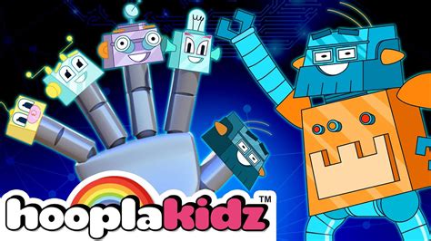 HooplaKidz Kids Song | Robot Finger Family - YouTube