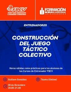 Programa De Formaci N Continua Para Entrenadores As De La Fbcv Con