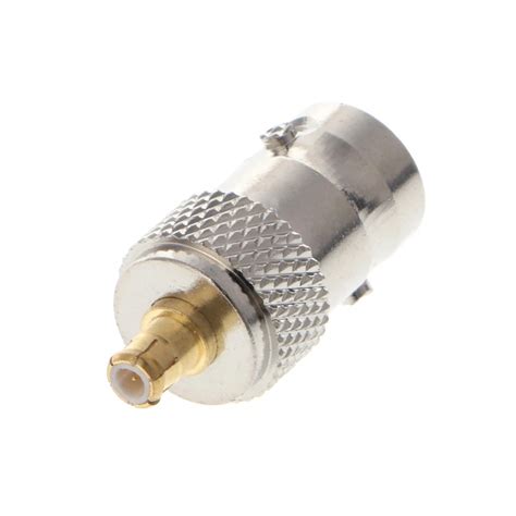 Conector BNC A Conector Macho MCX Adaptador Conector Coaxial RF Recto