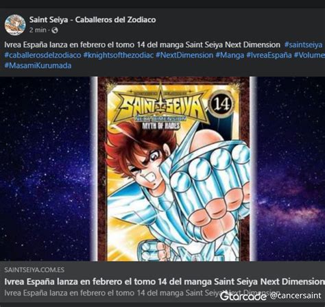 Ivrea España lanza en febrero el tomo 14 del manga Saint Seiya Next