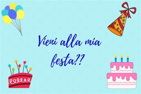 Biglietti Di Invito Per WhatsApp Da Mandare Per Festa Di Compleanno