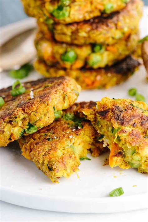 Indian Spiced Vegetable Cakes Recipe With Chickpeas Jessica Gavin