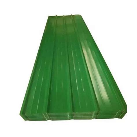 Jindal Green Color Coated Roofing Profile Sheet Thickness Mm At