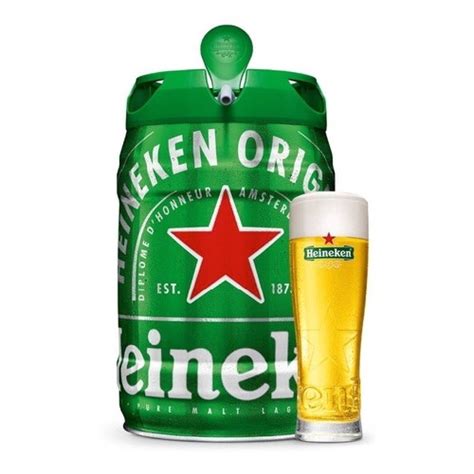 Barril De Chopp Premium 5 Litros Cerveja Heineken em Promoção na