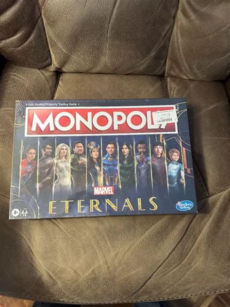 Hasbro Gaming Monopoly Marvel Studios Eternals Edition New Board