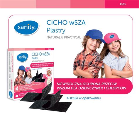 Sanity Cicho Wsza Plastry Na Wszy 4szt Opinie I Ceny Na Ceneo Pl