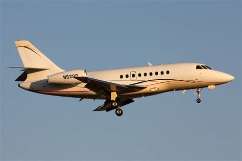 N Dassault Falcon Landing At Kcle Owned By Keycor Flickr