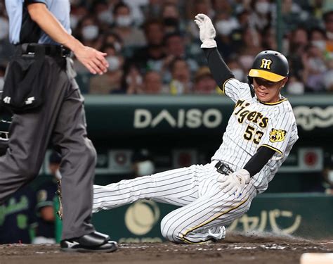 【阪神】糸原健斗、重い空気を変える先制打「僕らしく渋いヒット」4者連続適時打で4回一挙5点 プロ野球写真ニュース 日刊スポーツ