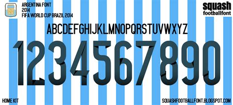 Sff Argentina World Cup 2014 Font