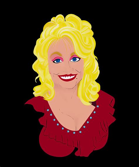 Dolly Parton Pic Digital Art by Juan Wilson | Fine Art America