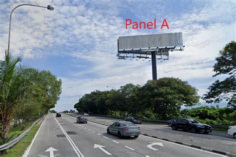 Firstboard Sided Unipole Billboard At Jalan Sultan Azlan Shah Ipoh