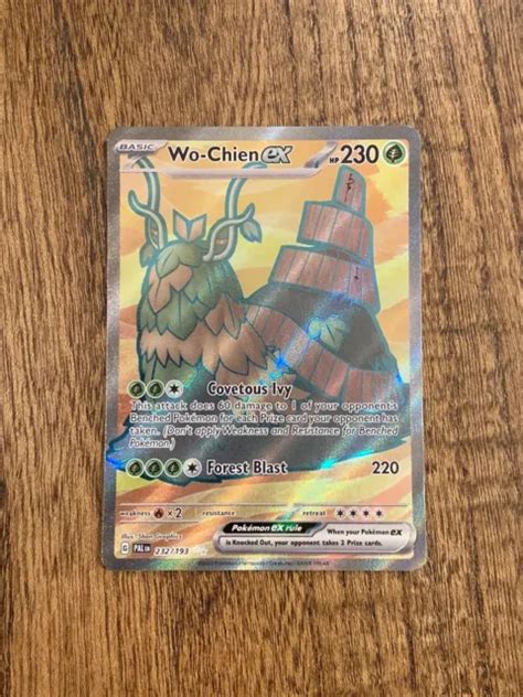 Wo Chien Ex Nm Paldea Evolved Full Art Pok Mon Tcg