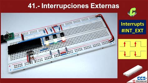 41 Interrupciones Externas Curso Microcontroladores PIC YouTube