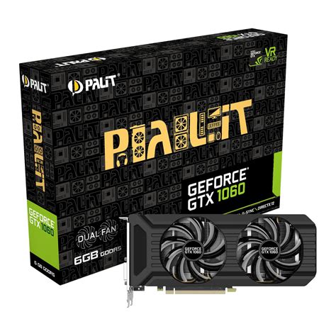 Palit GeForce GTX 1060 6GB Dual Graphics Card VR Ready Falcon Computers