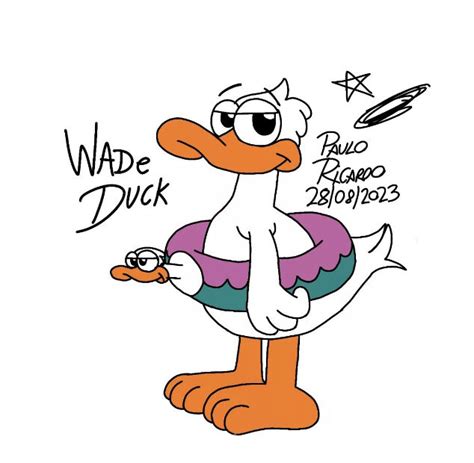 Wade Duck From Garfield And Friends 08282023 By Paulaoarts2008 On