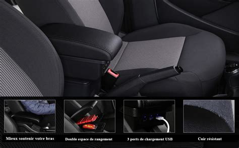 Amazon fr Voiture Accoudoirs Pour Swift 2005 2018 Boîte de Rangement