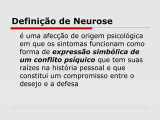 O Que Significa Neuroses - Neuroses | PPT